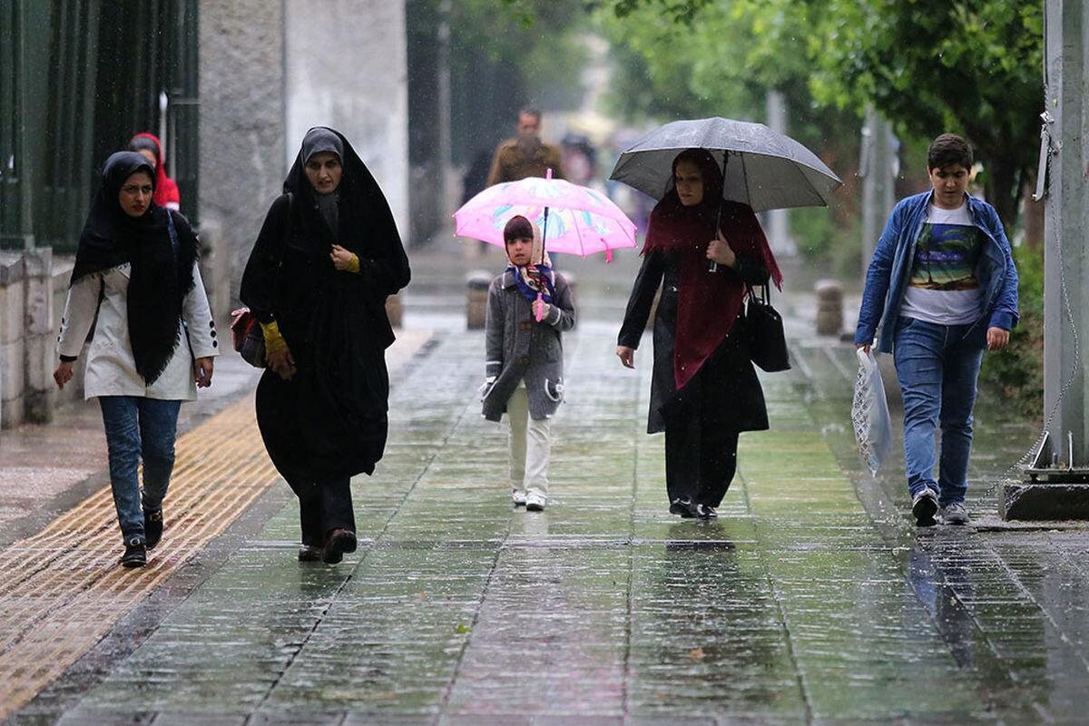 16 استان در هشدار ناپایداری جو،هواشناسی ایران 1 خرداد 1404