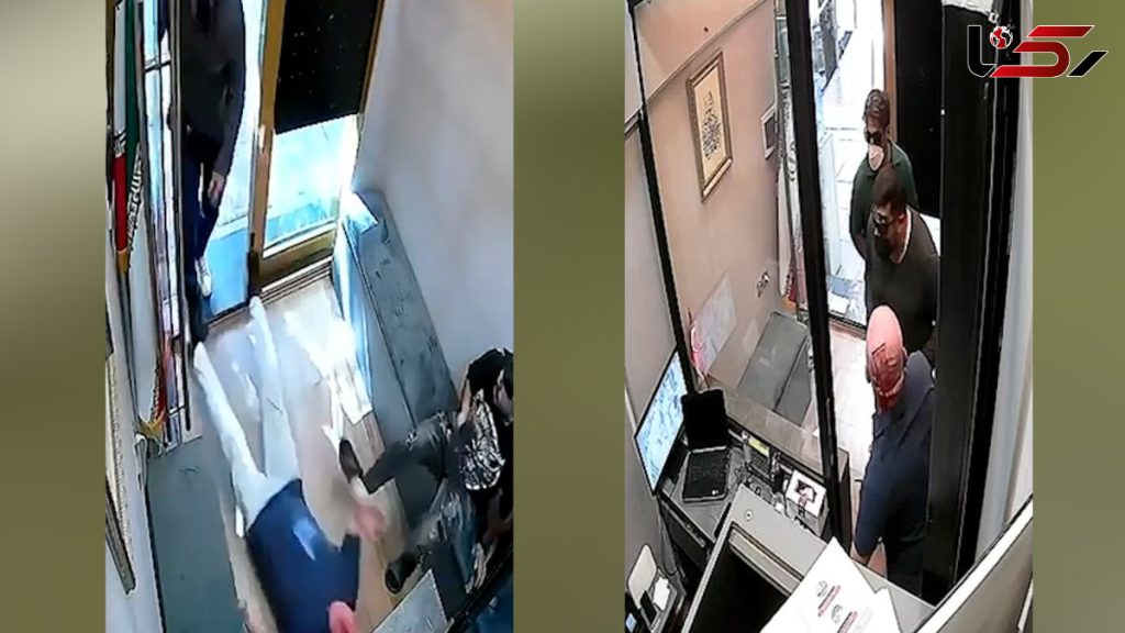 فیلم سرقت مسلحانه طلافروشی در ولیعصر تهران + گفتوگو 1 سرقتازمغازهفروسسکهوطلادرخیابانولیعصر