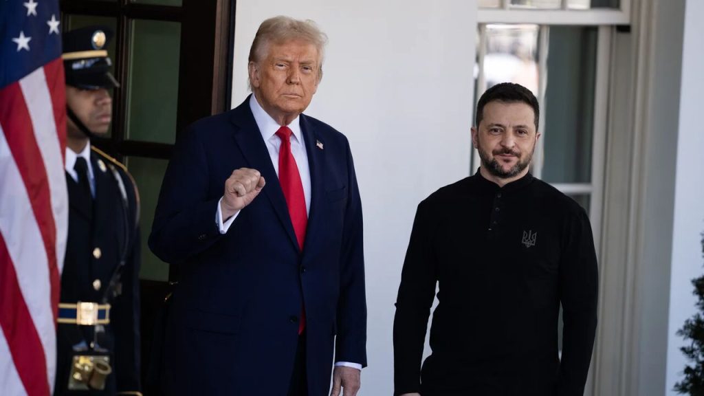 زلنسکی به واشنگتن می‌رود، تماس تلفنی ترامپ با سران اروپا