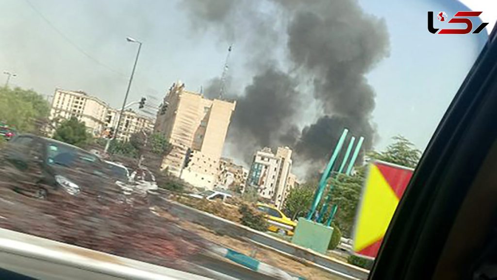 26 مرداد-آتش‌سوزی در پونک و علت آن مشخص شد+فیلم و عکس