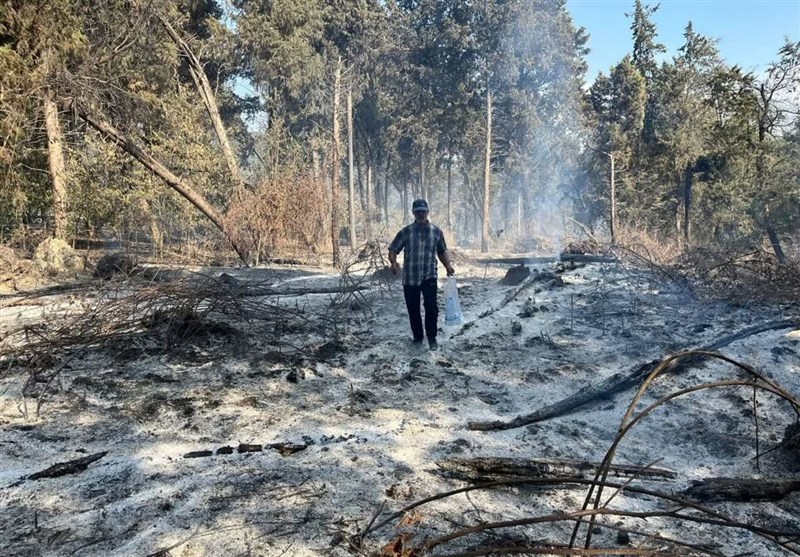 95 درصد مهار آتش الیت؛ چرا بالگرد تأخیر اعزام شد؟