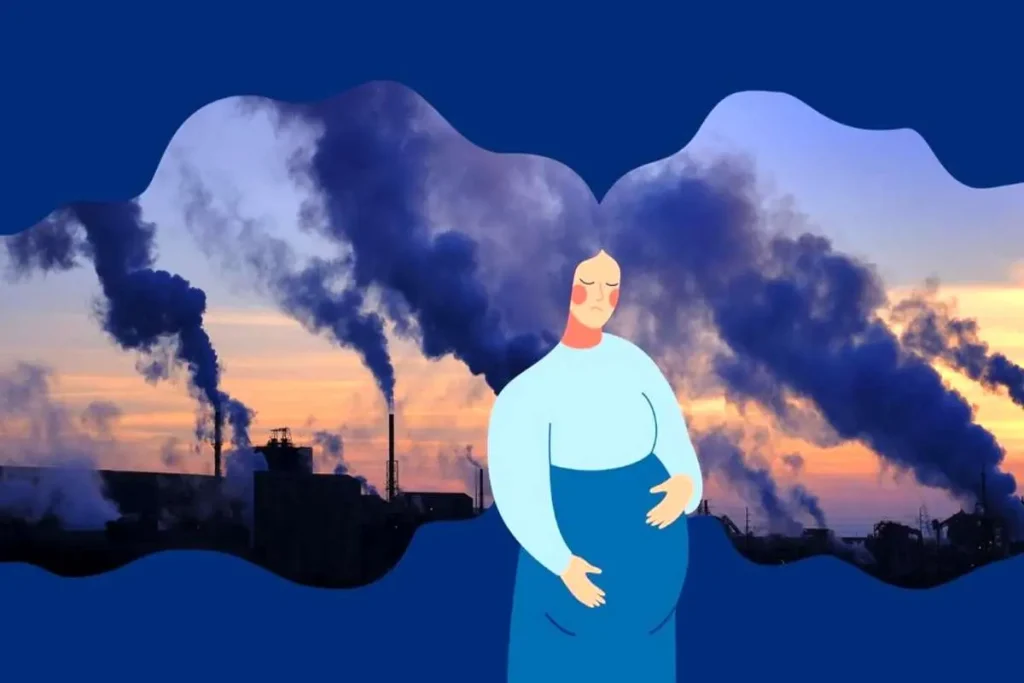 بارداری خطرناک با آلودگی هوا