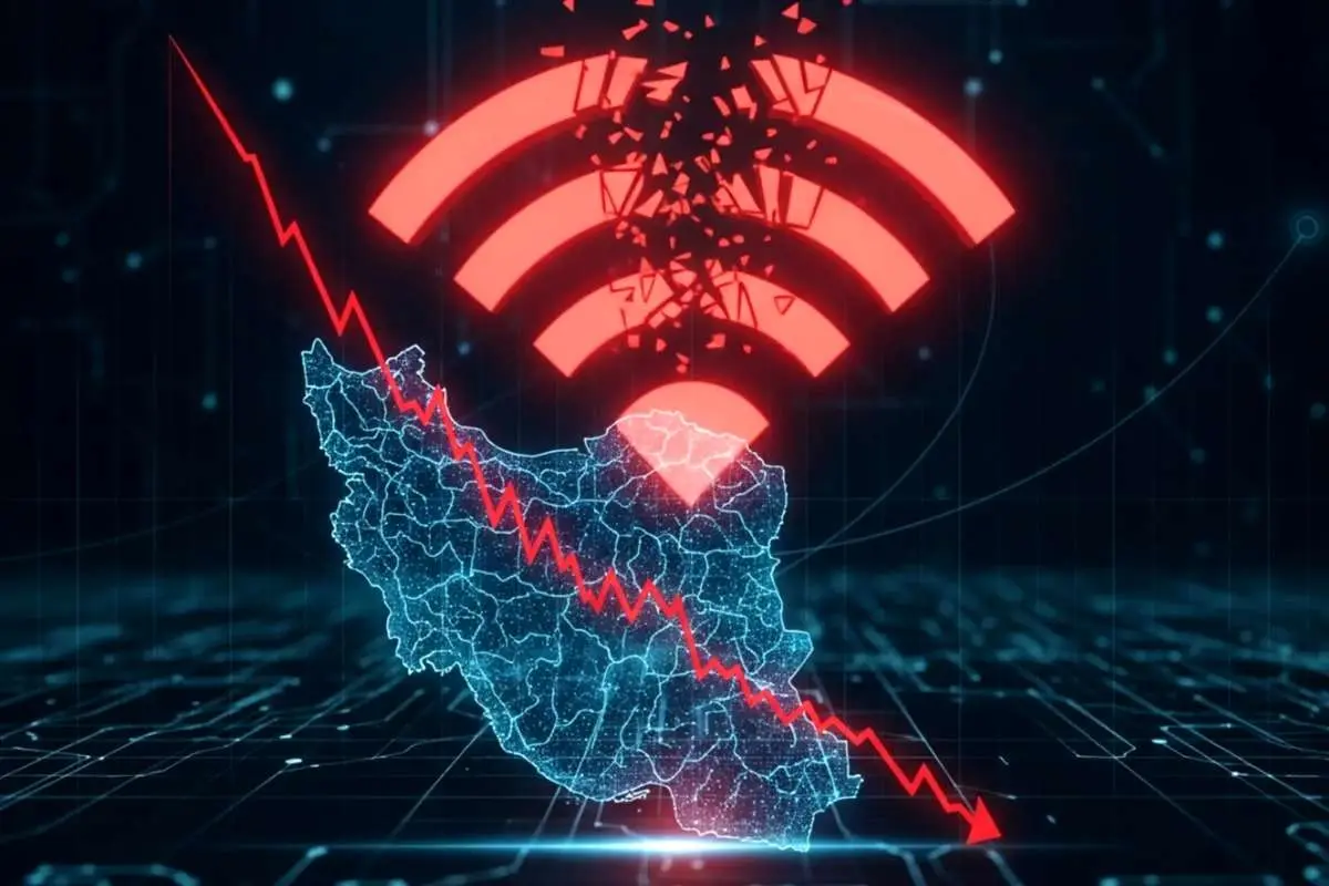 افت سرعت اینترنت بعد از شروع اعتراضات