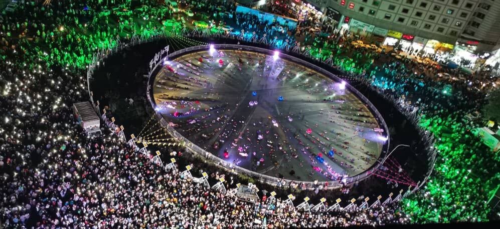 راهپیمایی 10 کیلومتری غدیر از میدان امام حسین(ع) تا آزادی