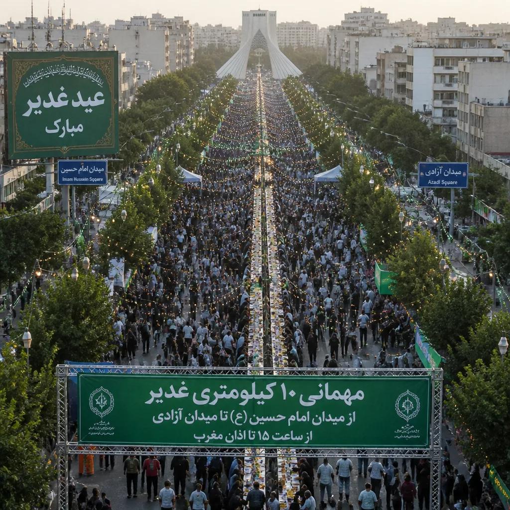 اعلام جزئیات مهمانی ۱۰ کیلومتری غدیر