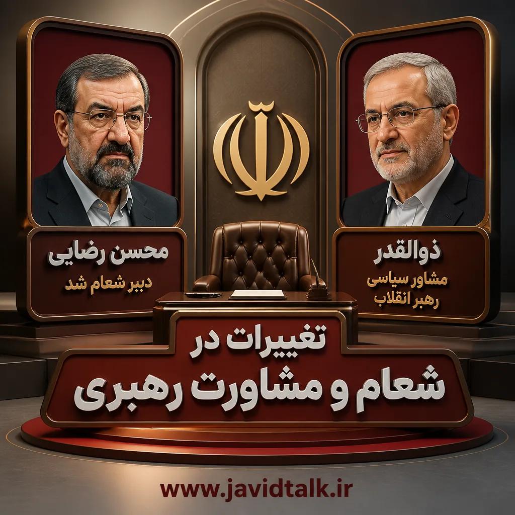 محسن رضایی دبیر شعام شد، ذوالقدر مشاور سیاسی رهبر انقلاب